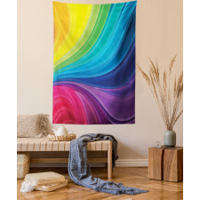 Abstract Smooth Lines Tapestry