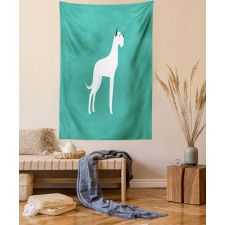 Simplistic of Dog Tapestry