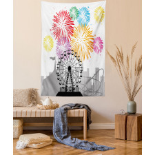 Fireworks Circus Fun Tapestry