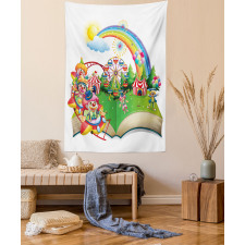 Rainbows and Clowns Tapestry