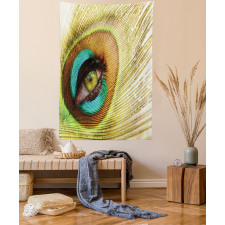 Peacock Feather Eye Tapestry