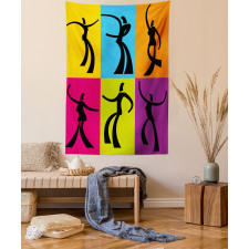 Dancers Colors Tapestry