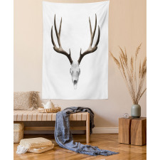 Deer Skull Skeleton Tapestry