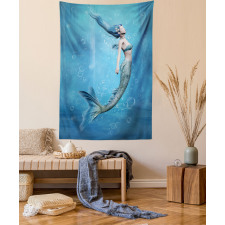 Mermaid Myth Creature Tapestry