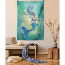 Mermaids Swimming Tapestry