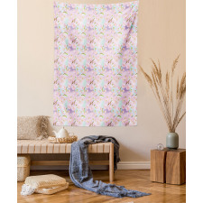 Dreamy Cherry Sakura Flowers Tapestry