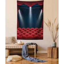 Classic Stage with Curtain Tapestry