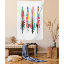 Tribal Primitive Boho Plume Tapestry