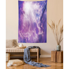 Heavy Clouds Sunlights Tapestry