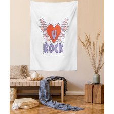 Winged Heart Motivation Tapestry