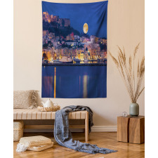 Full Moon Coast Sea Tapestry