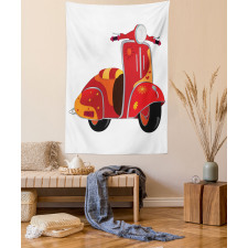 Hippie Urban Scooter Tapestry