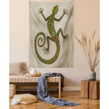 Lizard Pattern Tapestry