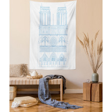 Linear Outline Tapestry