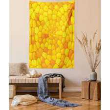 Abstract Corn Pattern Tapestry