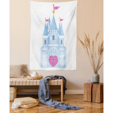 Romantic Fairy Tale Castle Tapestry