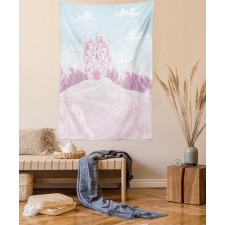 Magic Princess Château Art Tapestry