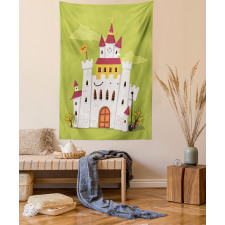 German Fortress Clock Tower Tapestry