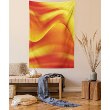 Abstract Digital Waves Tapestry