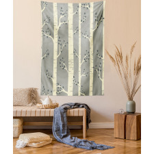 Birch Trees Nature Boho Tapestry