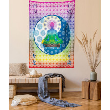 Meditation Theme Zen Art Tapestry