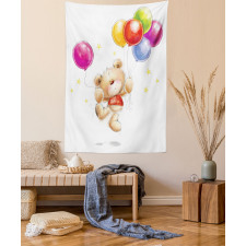 Teddy Bear with Baloon Tapestry