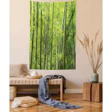 Exotic Tropical Bamboo Tapestry