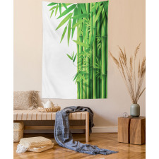 Modern Bamboos Stems Tapestry