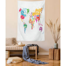 World Europe America Tapestry