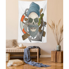 Sailor Skull Nautical Tapestry