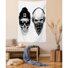 Funny Skull Band Tapestry