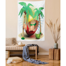 Exotic Summer Paradise Tapestry
