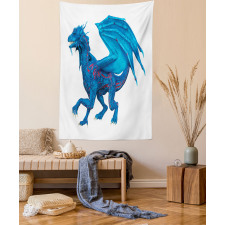 Wild Creature with Wings Tapestry