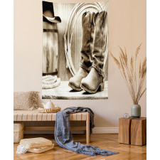 Wild Vintage Rodeo Tapestry