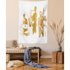 Jazz Band Blues Music Tapestry