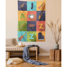 Jazz Equipment Music Tapestry