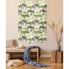 Wildlife Animals in a Forest Tapestry