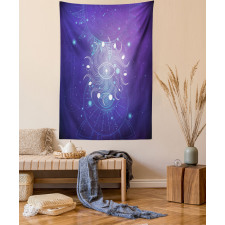 Mystic Eye and Ornaments Art Tapestry