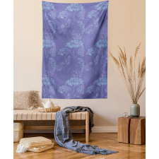 Flowers Sprigs Fennel Art Tapestry