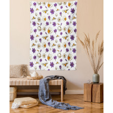 Graphic Daffodils Narcissus Tapestry