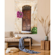 Rusty Wood Door Italian Tapestry