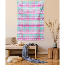 Ombre Grunge Triangle Tapestry