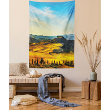 Italy Farmland Rural Tapestry