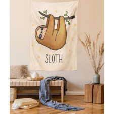 Lazy Animal Smiling Tapestry