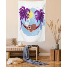 Hammock and Chill Art Tapestry