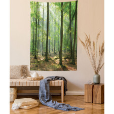Morning Forest Farmhouse Tapestry