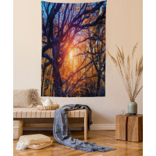 Majestic Trees Woods Tapestry