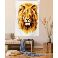 Tropics Safari Lion Art Tapestry