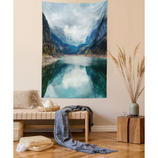 Alpine Lake Sky Forest Tapestry