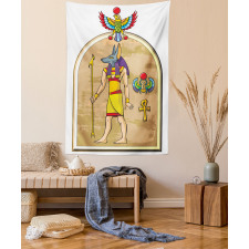 Anubis Ancient Myth Tapestry